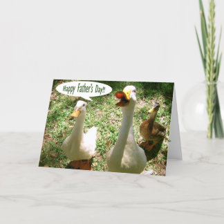 Happy Father's Day - Ducks Card