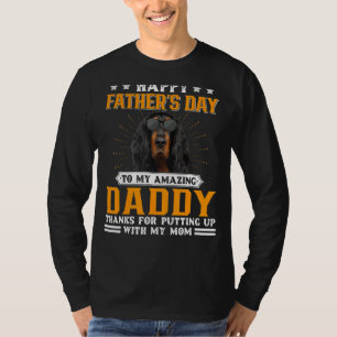 Happy Father's Day English Setter Dog Dad For Men T-Shirt