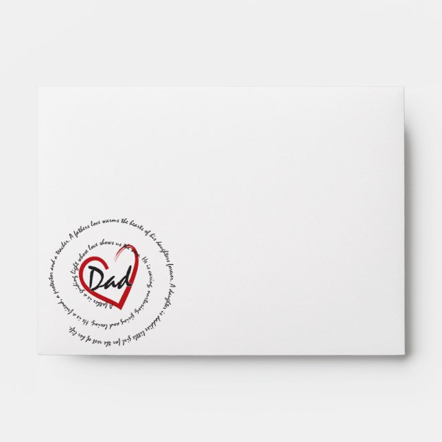 Happy Fathers Day Envelope (Front)