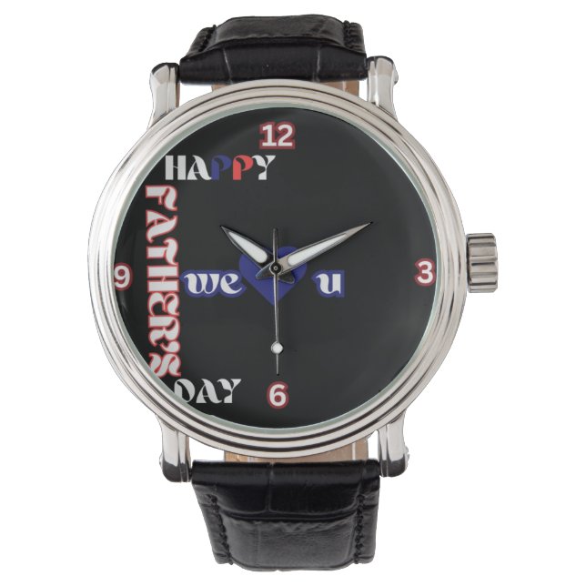 Happy Father's Day F-Formation e-Watch Watch (Front)