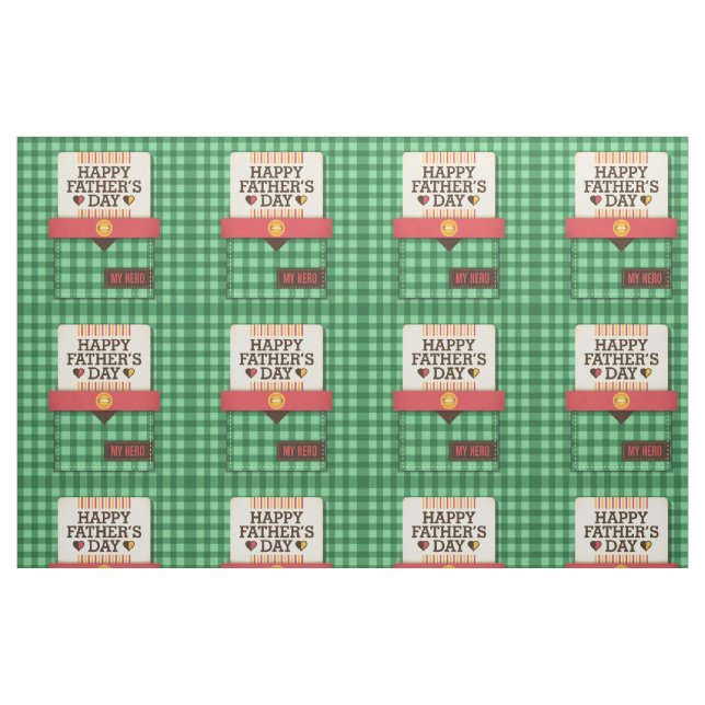 Happy Father's Day Fabric (Fat Quarter)