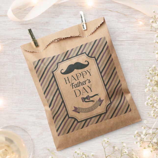 Happy Father's Day Favour Bags (Clipped)