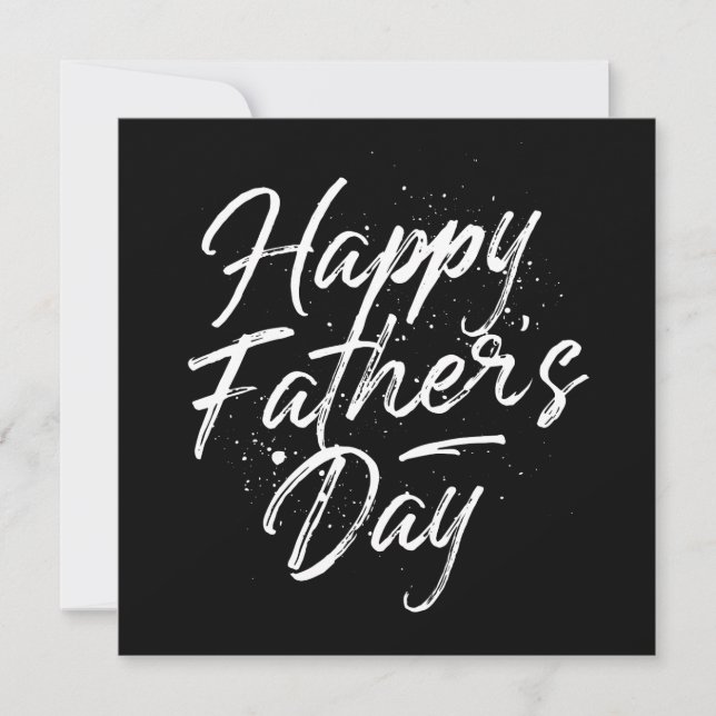 Happy Father's Day Flat Card (5.25x5.25) (Front)