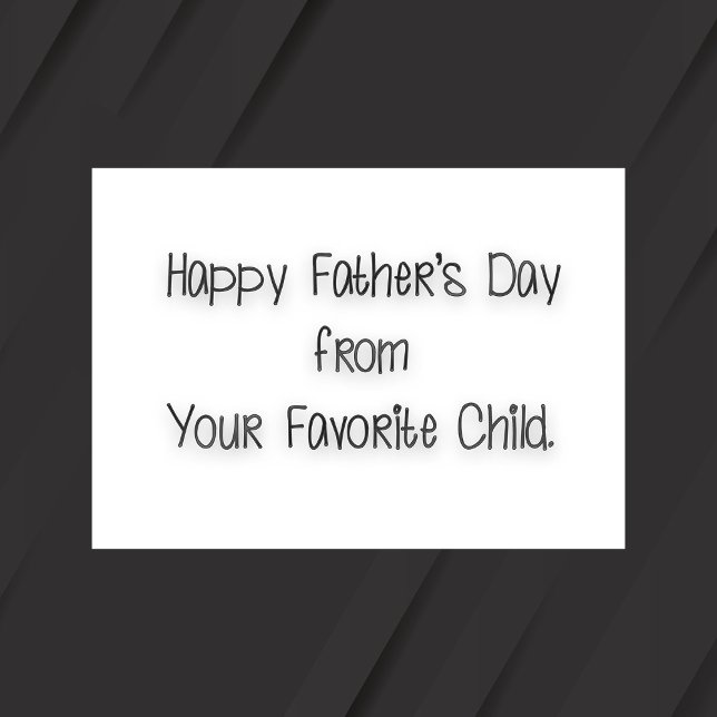 Happy Father's Day Flat Holiday Card (Creator Uploaded)