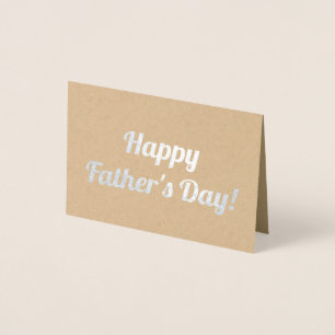 Happy Father's Day Foil Card