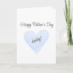 Happy Father's Day for Daddy Greeting Card