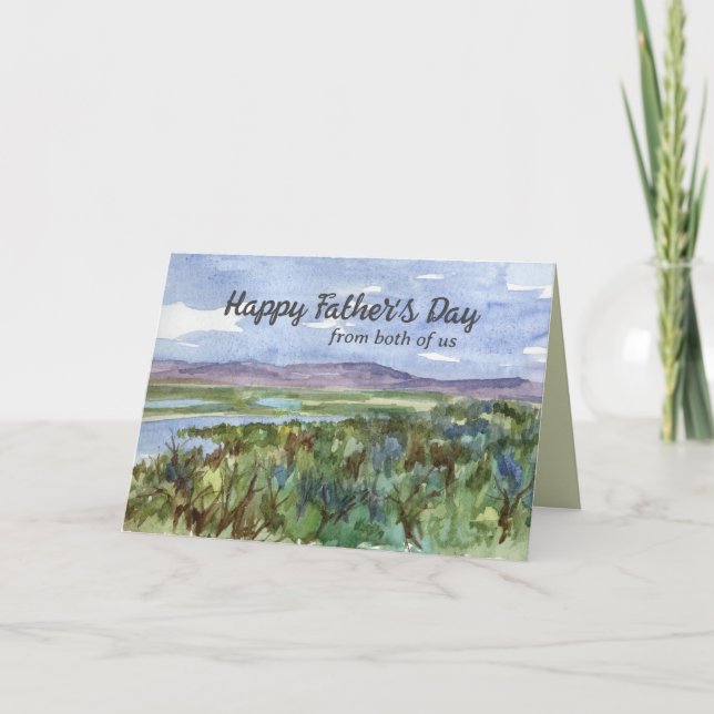 Happy Father's Day From Both Of Us Card (Front)