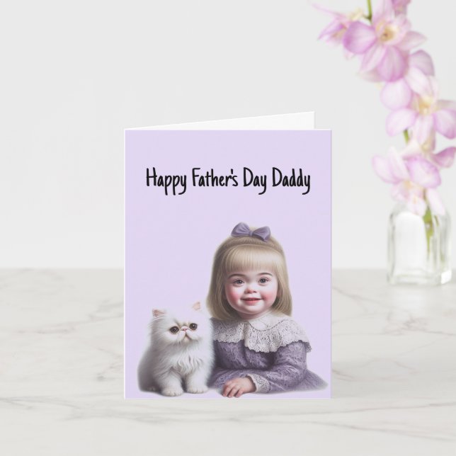 Happy Father's Day from Daughter Card (Orchid)