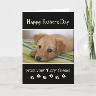 Happy Father's Day from Dog - photo Card