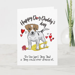 Happy Father's Day from Jack Russell Terrier Card