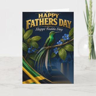 Happy Fathers Day From Jamaica, Show Daddy love. Card