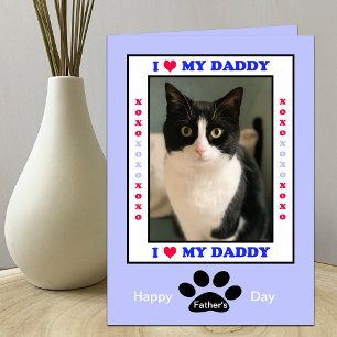 Happy Father's Day from the Cat -- Your Photo Card