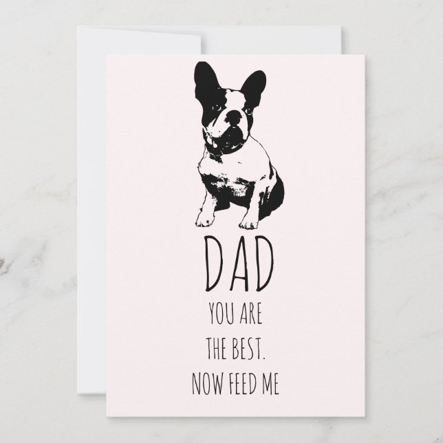 Happy Fathers Day From The Dog Holiday Card (Front)
