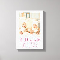 Happy Fathers Day From Twins Memories Custom Photo