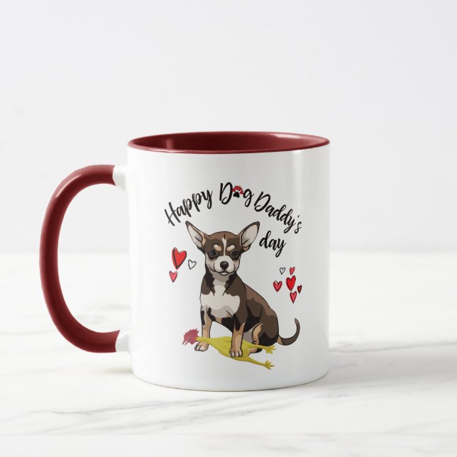 Happy Father's Day from your Chihuahua Mug (Left)
