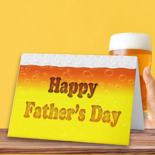 Happy Father's Day Fun Beer  Card