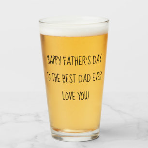 happy fathers day  fun calligraphy  glass
