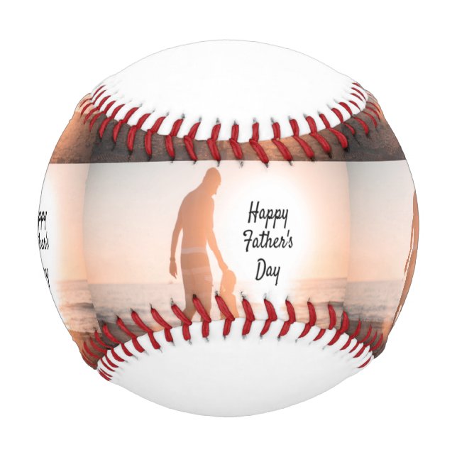 Happy Father's Day Gift From Son To Dad Baseball (Front)