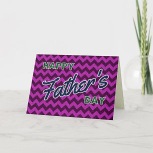 Happy Father's Day Glitter Card