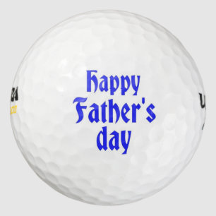 Happy Fathers Day Golf Balls