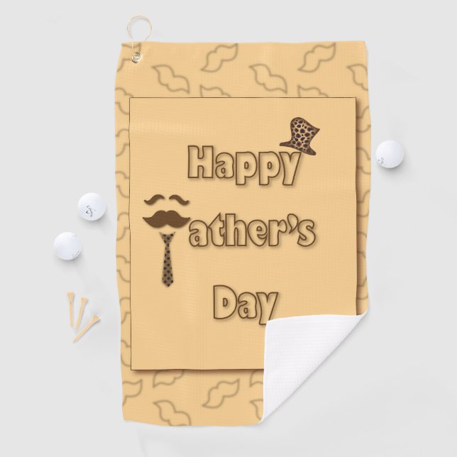 Happy Fathers Day Golf Towel (InSitu)