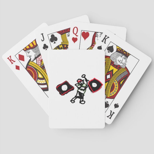 Happy Father's day golfers  Playing Cards (Back)
