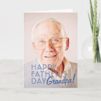 Happy Father's Day Grandpa! Modern Simple Greeting