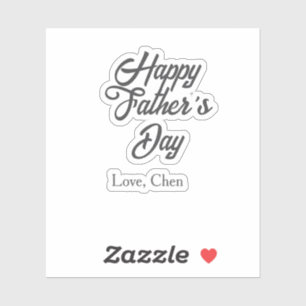 Happy father's day gray name love best Daddy ever