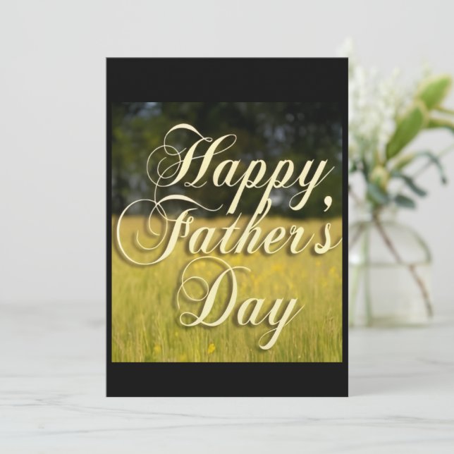 Happy Father's Day Greeting Card (Standing Front)