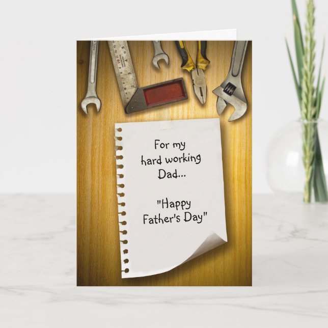 Happy Father's Day Greeting Card (Front)