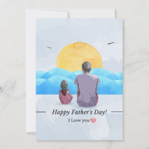 Happy Father's day greetings card