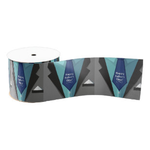 Happy Father's Day Grosgrain Ribbon