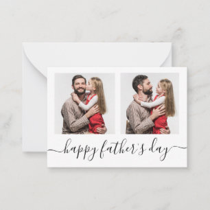 happy fathers day,holiday 2 photos budget card