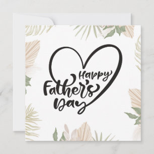 Happy Fathers Day Holiday Card