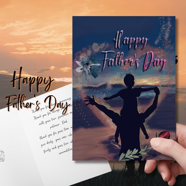 Happy Father's Day Holiday Card ( Happy Father's Day Holiday Card )