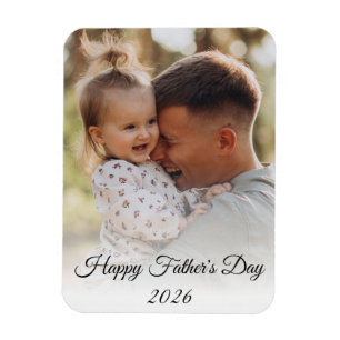 happy fathers day ,holiday photo chic magnet