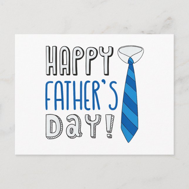 Happy Father's Day Holiday Postcard (Front)
