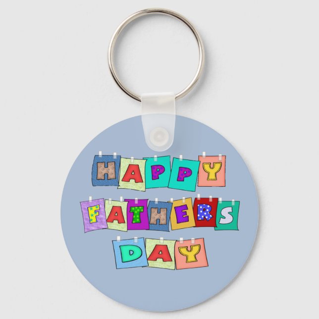 Happy Fathers Day Key Ring (Front)