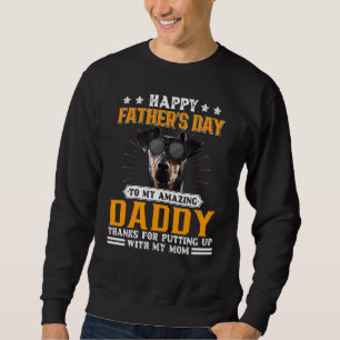 Happy Father's Day Manchester Terrier Dog Dad For Sweatshirt