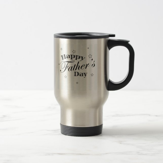 Happy Father's Day Message Travel Mug (Right)