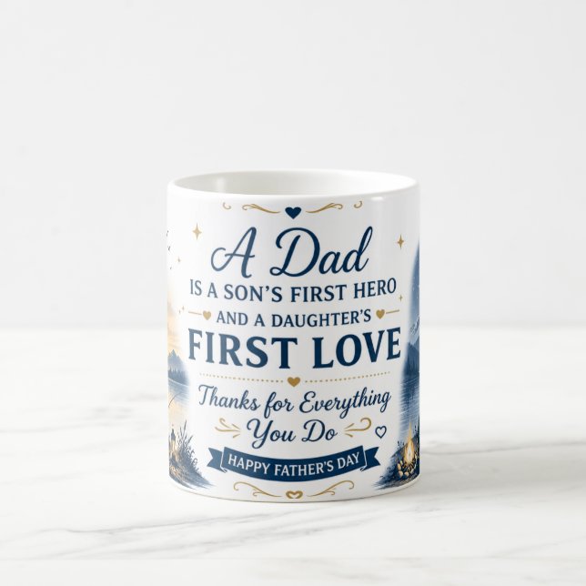 Happy Father's Day Mug Gift (Center)