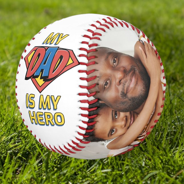 Happy Fathers Day My Dad Is My Hero Baseball (Creator Uploaded)
