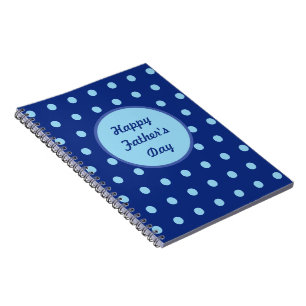 Happy Father's Day Notebook (Navy & Soft Blue)