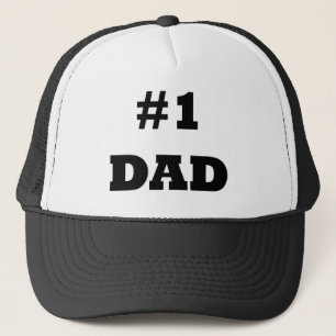 Happy Father's Day - Number 1 Dad - #1 Dad Trucker Hat