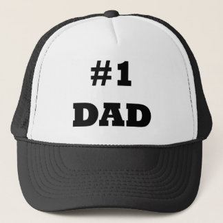 Happy Father's Day - Number 1 Dad - #1 Dad Trucker Hat