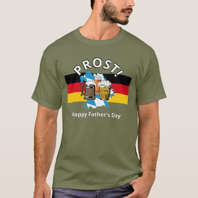 Happy Father's Day OKTOBERFEST Dad Beer T-Shirt (Front)