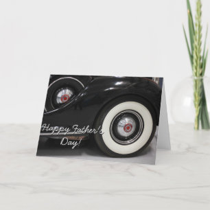 Happy Father's Day Packard car greeting card