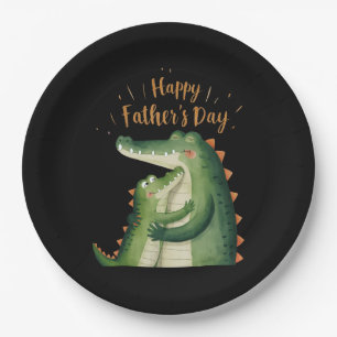 Happy Father's Day Paper Plate