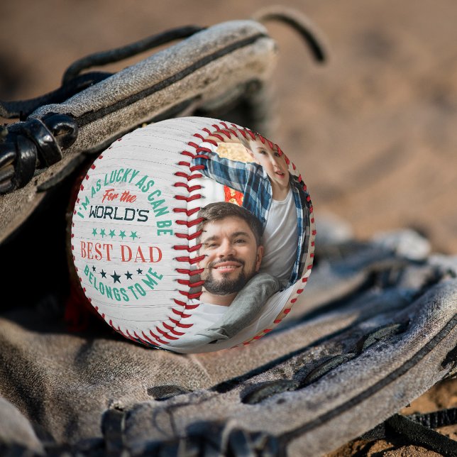 Happy Father's Day | Personalised Family Photos  Baseball (Creator Uploaded)