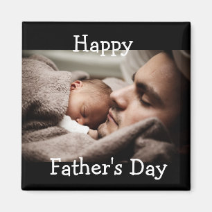 Happy Father's Day Personalised Photo Magnet